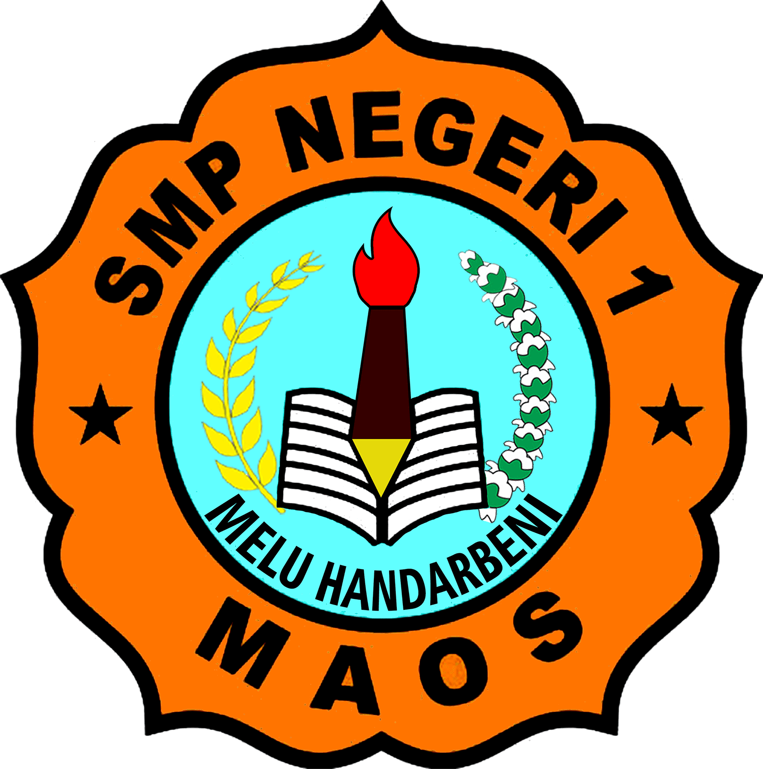 Logo SMPN 1 Maos